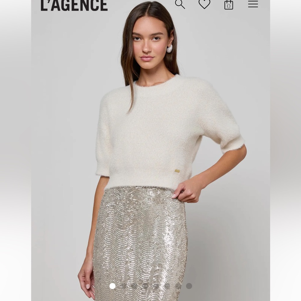 L’AGENCE Guinevere cropped pullover
